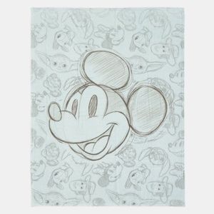 NWT Disney 100 Mickey Mouse Throw Blanket Mint Green